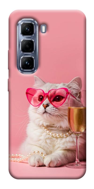 Чехол itsPrint Pinky cat для Infinix Hot 50 Pro, животные, купить оптом с доставкой
