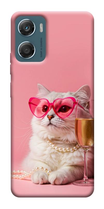 Чехол itsPrint Pinky cat для Motorola Moto G06, животные, купить оптом с доставкой