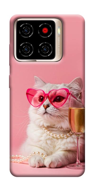 Чехол itsPrint Pinky cat для ZTE Blade A56, животные, купить оптом с доставкой