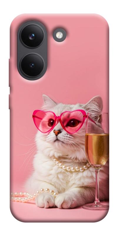 Чехол itsPrint Pinky cat для Xiaomi Poco X8 Pro, животные, купить оптом с доставкой