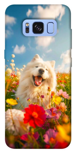Чехол itsPrint Happy dog in flowers для Samsung G950 Galaxy S8