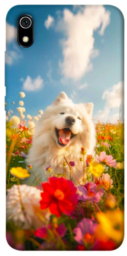 Чохол itsPrint Happy dog in flowers для Xiaomi Redmi 7A