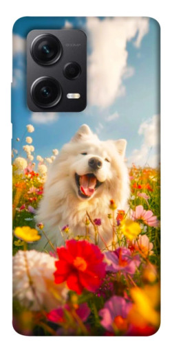 Чехол itsPrint Happy dog in flowers для Xiaomi Redmi Note 12 Pro+ 5G