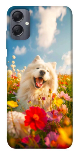 Чохол itsPrint Happy dog in flowers для Samsung Galaxy A05