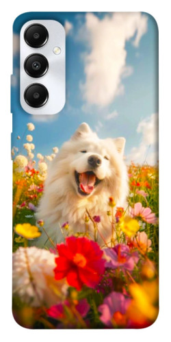 Чохол itsPrint Happy dog in flowers для Samsung Galaxy A05s