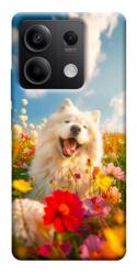 Чехол itsPrint Happy dog in flowers для Xiaomi Redmi Note 13 5G