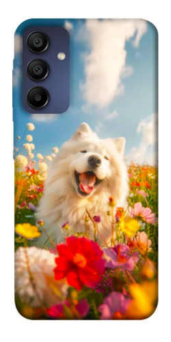 Чохол itsPrint Happy dog in flowers для Samsung Galaxy A15 4G/5G
