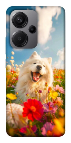 Чохол itsPrint Happy dog in flowers для Xiaomi Redmi Note 13 Pro+