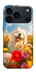 Чехол itsPrint Happy dog in flowers для Apple iPhone 17 Pro Max (6.9")