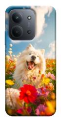 Чехол itsPrint Happy dog in flowers для Xiaomi Redmi 15C (EU)