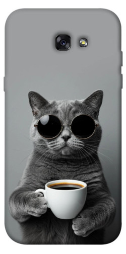 Чехол itsPrint Grey cat coffee для Samsung A720 Galaxy A7 (2017)