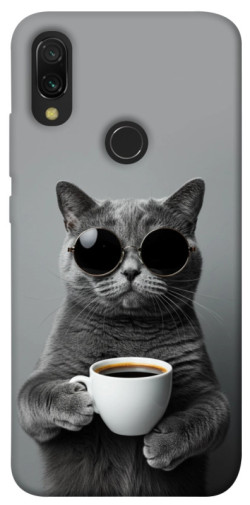 Чехол itsPrint Grey cat coffee для Xiaomi Redmi 7