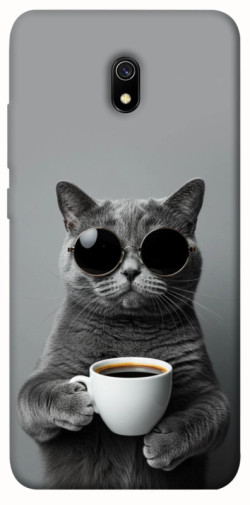Чехол itsPrint Grey cat coffee для Xiaomi Redmi 8a