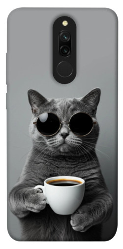Чехол itsPrint Grey cat coffee для Xiaomi Redmi 8