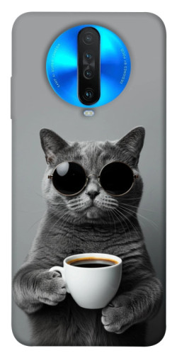 Чехол itsPrint Grey cat coffee для Xiaomi Redmi K30
