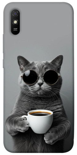 Чехол itsPrint Grey cat coffee для Xiaomi Redmi 9A