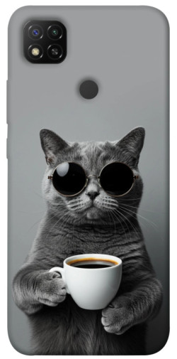 Чехол itsPrint Grey cat coffee для Xiaomi Redmi 9C