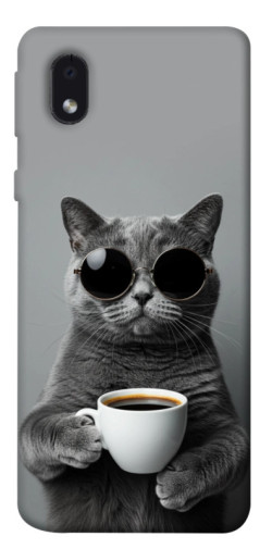 Чехол itsPrint Grey cat coffee для Samsung Galaxy M01 Core / A01 Core