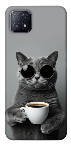 Чехол itsPrint Grey cat coffee для Oppo A73
