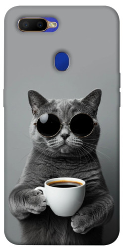 Чехол itsPrint Grey cat coffee для Oppo A5s / Oppo A12