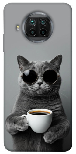 Чехол itsPrint Grey cat coffee для Xiaomi Mi 10T Lite / Redmi Note 9 Pro 5G