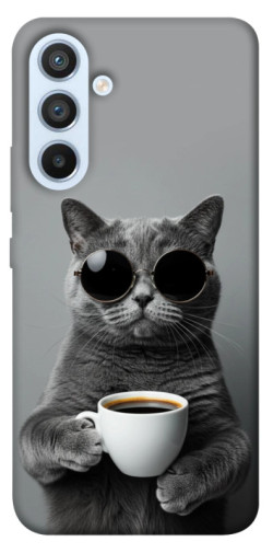 Чехол itsPrint Grey cat coffee для Samsung Galaxy A54 5G