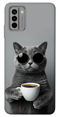 Чехол itsPrint Grey cat coffee для Nokia G22
