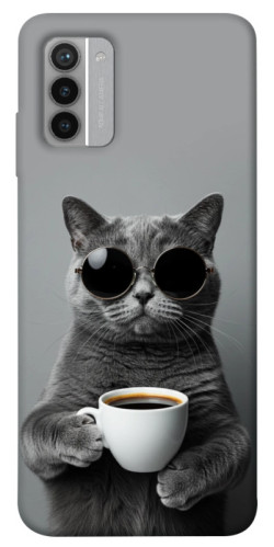 Чехол itsPrint Grey cat coffee для Nokia G42