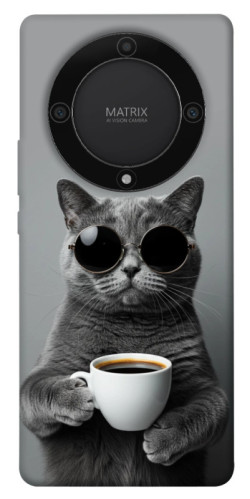 Чехол itsPrint Grey cat coffee для Huawei Magic5 Lite
