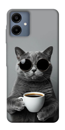 Чехол itsPrint Grey cat coffee для Samsung Galaxy A06