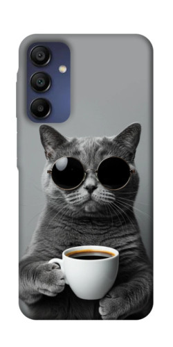 Чехол itsPrint Grey cat coffee для Samsung Galaxy A16 5G