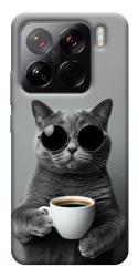 Чехол itsPrint Grey cat coffee для Xiaomi 15 Pro