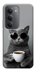 Чехол itsPrint Grey cat coffee для Xiaomi Redmi 15 (EU)