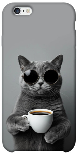 Чохол itsPrint Grey cat coffee для Apple iPhone 6/6s (4.7")