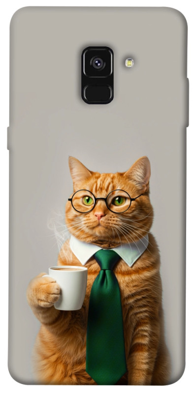 Чехол itsPrint Coffee вoss для Samsung A530 Galaxy A8 (2018), животные, купить оптом с доставкой