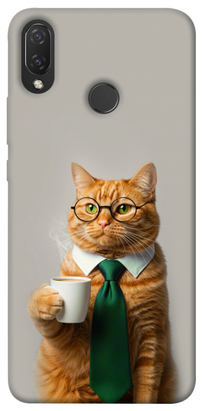 Чехол itsPrint Coffee вoss для Huawei P Smart+ (nova 3i), животные, купить оптом с доставкой