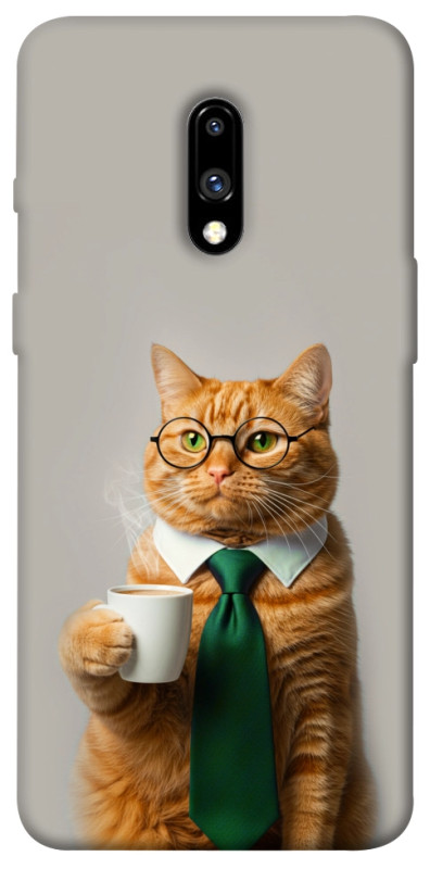 Чехол itsPrint Coffee вoss для OnePlus 7, животные, купить оптом с доставкой