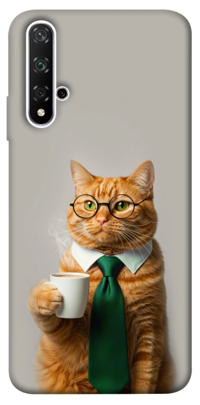 Чохол itsPrint Coffee вoss для Huawei Honor 20 / Nova 5T, тварини, купити оптом з доставкою