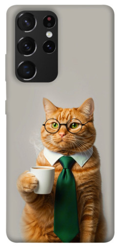 Чехол itsPrint Coffee вoss для Samsung Galaxy S21 Ultra