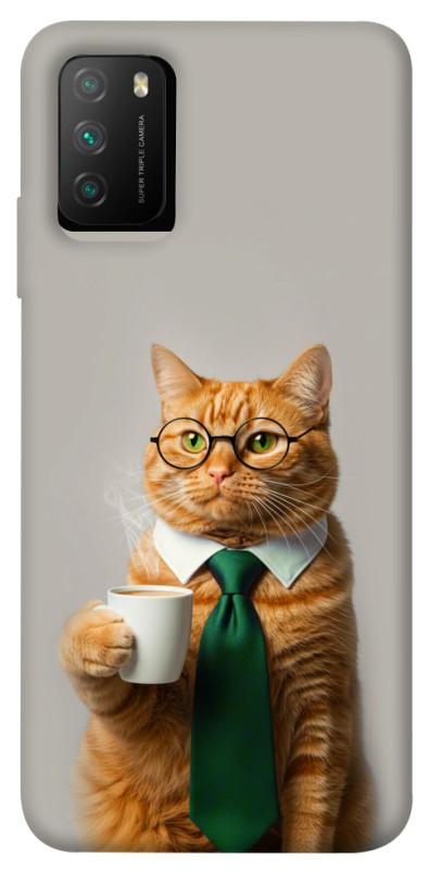 Чехол itsPrint Coffee вoss для Xiaomi Poco M3, животные, купить оптом с доставкой