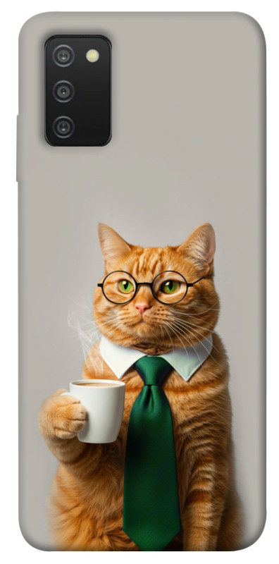 Чехол itsPrint Coffee вoss для Samsung Galaxy A03s, животные, купить оптом с доставкой