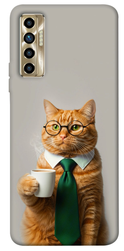 Чехол itsPrint Coffee вoss для TECNO Camon 17P, животные, купить оптом с доставкой