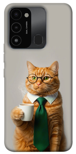 Чехол itsPrint Coffee вoss для Tecno Spark Go 2022 (KG5m)