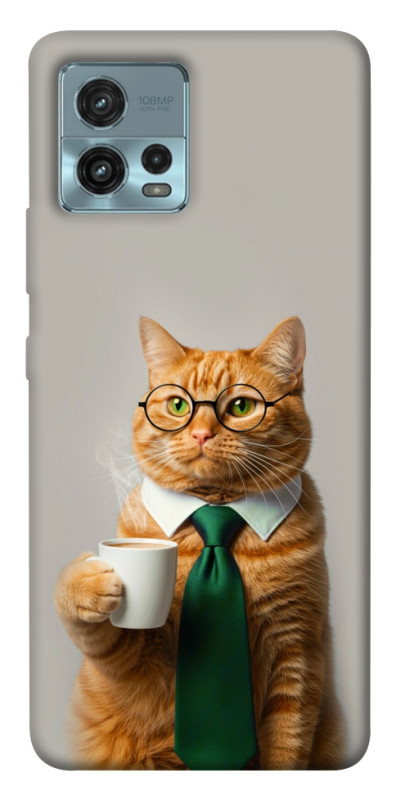 Чехол itsPrint Coffee вoss для Motorola Moto G72, животные, купить оптом с доставкой