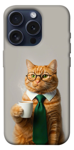 Чехол itsPrint Coffee вoss для Apple iPhone 15 Pro (6.1")