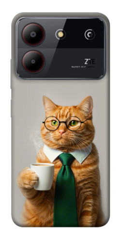 Чехол itsPrint Coffee вoss для ZTE Blade A54 4G