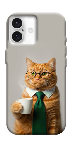 Чехол itsPrint Coffee вoss для Apple iPhone 16 Plus (6.7")