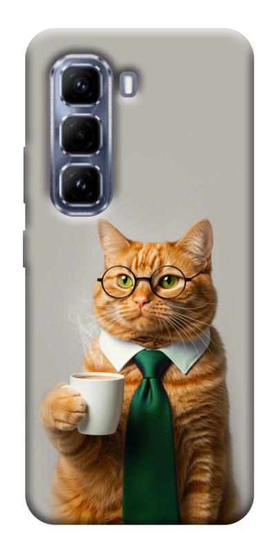Чохол itsPrint Coffee вoss для Infinix Hot 50 Pro, тварини, купити оптом з доставкою