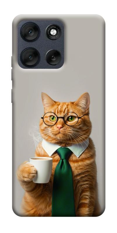 Чехол itsPrint Coffee вoss для Motorola Moto G56 5G, животные, купить оптом с доставкой