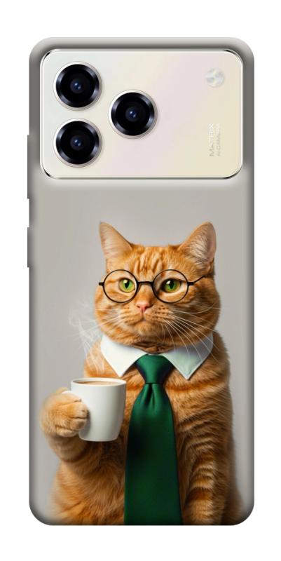 Чехол itsPrint Coffee вoss для ZTE Blade A76, животные, купить оптом с доставкой